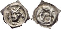 Schweiz-Basel, Bistum Pfennig Johann II. Senn von Münsingen 1335-1365.