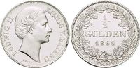 Bayern 1/2 Gulden Ludwig II. 1864-1886.