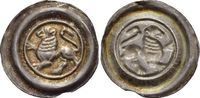 Lüneburg-Herzoglich welfische Münzstätte Brakteat Wilhelm 1195-1213.