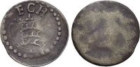 Württemberg Einseitiger Pfennig Friedrich Karl 1677-1693.