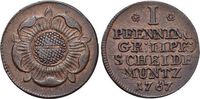 Lippe-Detmold CU-Pfennig Simon August 1734-1782.
