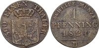 Brandenburg-Preussen CU-Pfennig Friedrich Wilhelm III. 1797-1840. -