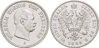 Brandenburg-Preussen 1/6 Taler Wilhelm I. 1861-1888.