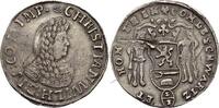 Schwarzburg-Sondershausen 2/3 Taler(Gulden) Christian Wilhelm I. 1670-1721.