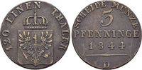 Brandenburg-Preussen CU-3 Pfennig Friedrich Wilhelm IV. 1840-1861.