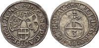 Deutscher Orden 3 Kreuzer Johann Caspar von Ampringen 1664-1684.