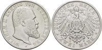 Württemberg 2 Mark Wilhelm II. 1891-1918.