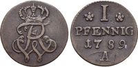 Brandenburg-Preussen Pfennig Friedrich Wilhelm II. 1786-1797.