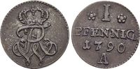 Brandenburg-Preussen Pfennig Friedrich Wilhelm II. 1786-1797. Image