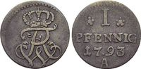 Brandenburg-Preussen Pfennig Friedrich Wilhelm II. 1786-1797.