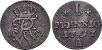 Brandenburg-Preussen Pfennig Friedrich Wilhelm II. 1786-1797. Image