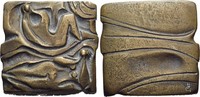Medaillen von Hermann Gierer *1931 Bronze-Gussplakette o.Jahr -
