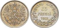 Finnland 25 Pennia Nikolaus II. von Russland 1894-1917. -