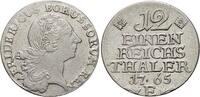 Brandenburg-Preussen 1/12 Taler Friedrich II. 1740-1786, Münzstätte Königsberg. -
