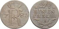 Brandenburg-Preussen 1/24 Taler Friedrich II. 1740-1786, Münzstätte Berlin. -