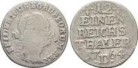 Brandenburg-Preussen 1/12 Taler Friedrich II. 1740-1786, Münzstätte Aurich. -