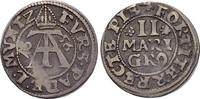 Paderborn, Bistum 2 Mariengroschen Theodor Adolf von der Recke 1650-1661. -