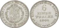 Hessen-Kassel 1/6 Taler Wilhelm II. 1821-1847. -