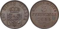 Brandenburg-Preussen CU-3 Pfennig Friedrich Wilhelm IV. 1840-1861. -
