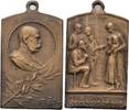 Haus Habsburg / Österreich Bronze-Plakette Franz Joseph I. 1848-1916. -