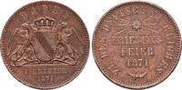 Baden-Durlach CU-Gedenkkreuzer Friedrich I. 1852-1907. -