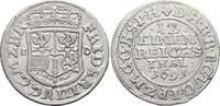 Brandenburg-Preussen 1/12 Taler Friedrich III. 1688-1701. -