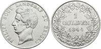 Hessen-Homburg Gulden Philipp 1839-1846. -