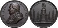 Italien-Vatikan Bronze-Medaille (AN XXIV) Papst Pius IX. 1846-1878. -