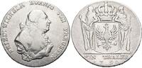 Brandenburg-Preussen Taler Friedrich Wilhelm II. 1786-1797. -