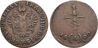 Haus Habsburg / Österreich CU-1/4 Kreuzer Franz II.(I.) 1792-1835. -