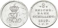 Schleswig-Holstein (Königliche Linie) 8 Reichsbankschilling Friedrich VI. von Dänemark 1808-1839. -