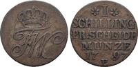 Brandenburg-Preussen CU-Schilling Friedrich Wilhelm II. 1786-1797. -