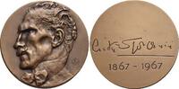 Musik Bronze-Medaille Toscanini, Arturo *1867 Parma +1957 New York, Italienischer Dirigent. -