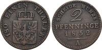 Brandenburg-Preussen CU-2 Pfennig Friedrich Wilhelm IV. 1840-1861. -