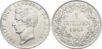 Hessen-Homburg Gulden Philipp 1839-1846. -