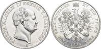 Brandenburg-Preussen Doppeltaler 1858 A Friedrich Wilhelm IV. 1840-1861. Winz.Kr., sehr selten, vorz