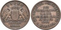 Baden-Durlach CU-Gedenkkreuzer Friedrich I. 1852-1907. -