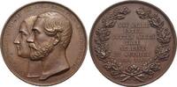 Schaumburg-Lippe Bronze-Medaille Adolf Georg 1860-1893. -