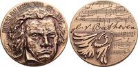 Musik Bronze-Medaille o.Jahr Beethoven, Ludwig van 1770-1827, deutscher Komponist. -