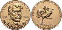 Personenmedaillen Medaille Creanga , Ion *1837 +1889, rumänischer Schriftsteller. -