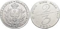 Brandenburg-Preussen 2/3 Taler Friedrich Wilhelm III. 1797-1840. -