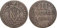 Berg-Herzogtum 3 Stüber 1 Maximilian Joseph von Pfalz-Birkenfeld-Zweibrücken 1799-1806. -