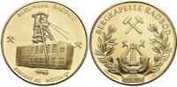 Ausbeute Vergoldete Tombak-Medaille Jahresmedaillen der Grafschafter Münzfreunde Moers, - Geschichte des Bergbaus -. -