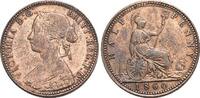 Großbritannien Bronze-1/2 Penny Victoria 1837-1901. -