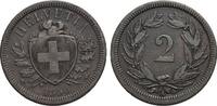 Schweiz-Eidgenossenschaft CU-2 Rappen -