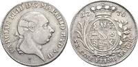 Baden-Durlach 1/2 Konventionstaler Karl Friedrich 1738-1806. -