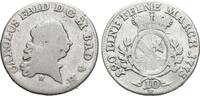 Baden-Durlach 10 Kreuzer Karl Friedrich 1738-1806. -
