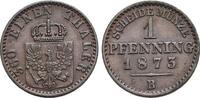 Brandenburg-Preussen CU-Pfennig Wilhelm I. 1861-1888. -
