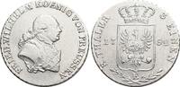 Brandenburg-Preussen 1/3 Taler Friedrich Wilhelm II. 1786-1797. -