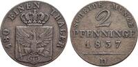 Brandenburg-Preussen CU-2 Pfennig Friedrich Wilhelm III. 1797-1840. -